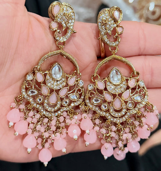 Light Pink Hanging Earrings