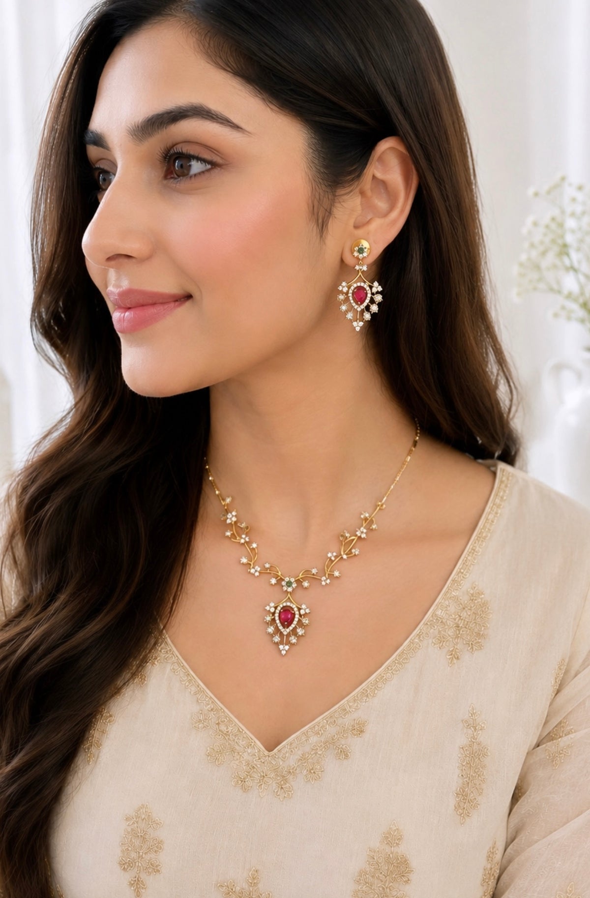 Nimrah Pendant Set