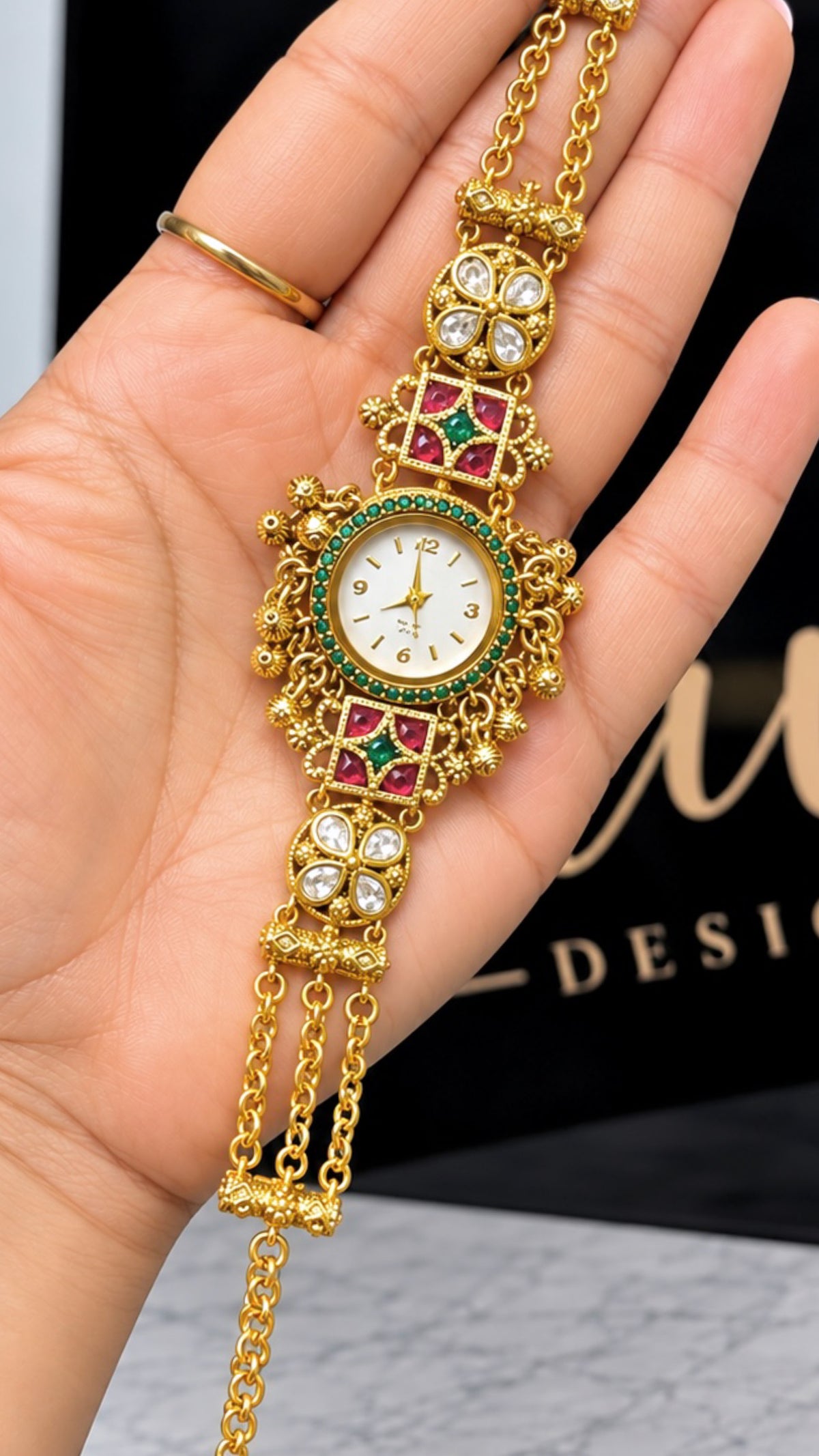 Sheena Heritage Style Watch-Adjustable