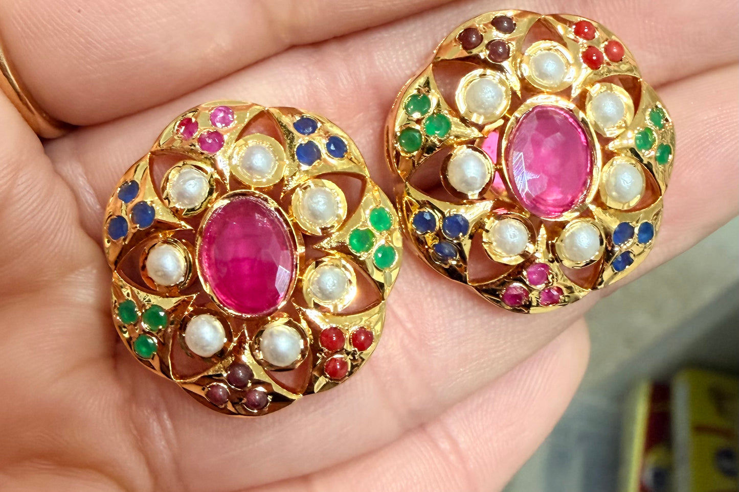Navratan Style Studs