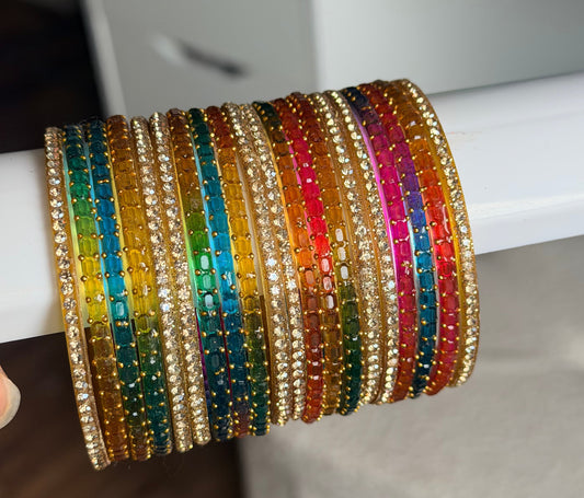 Asmita Glass Bangle Set