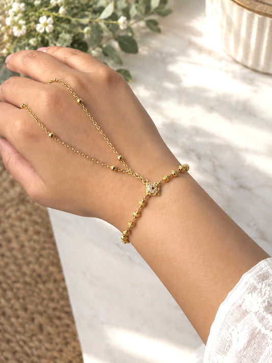 Gold Plated Hand Chain