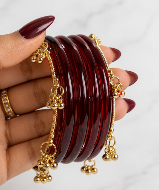 Noor Glossy Bangle Set
