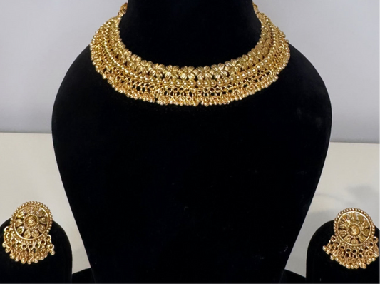 Gold Plated Necklace Set