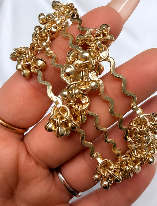 Zig Zag Style Kashmiri Bangle Set of 4 Bangles