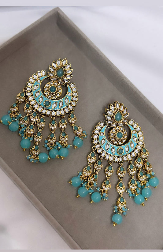 Meenakari Style Earrings