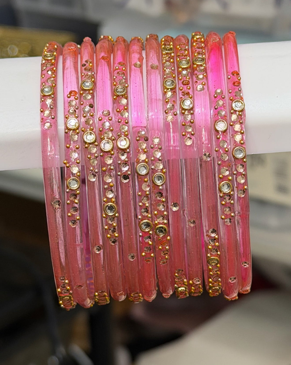 Sophia Glass Bangle Set