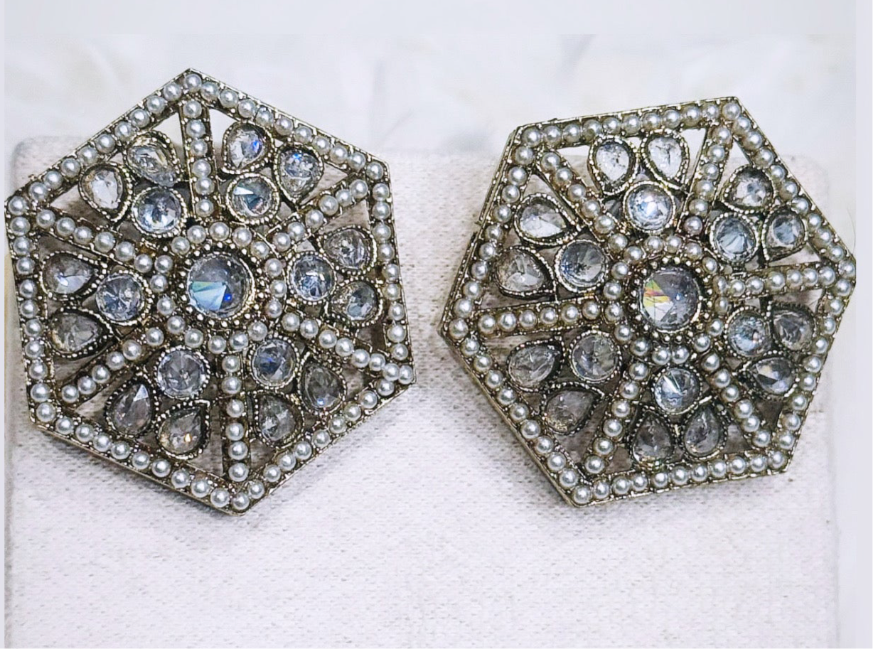 Large Crystal Studs