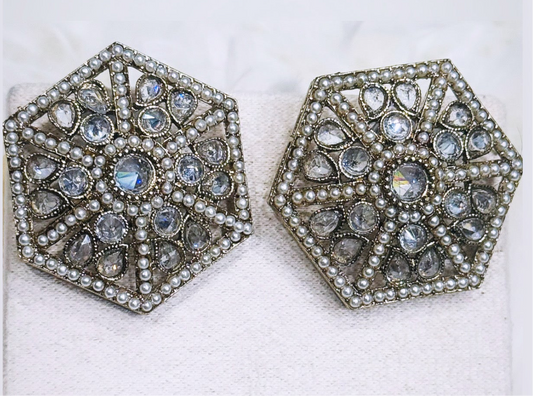 Large Crystal Studs