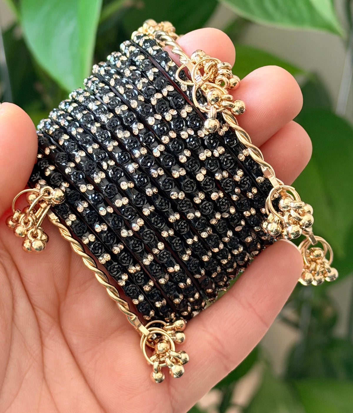 Disha Glass Bangle Set-Back in Stock