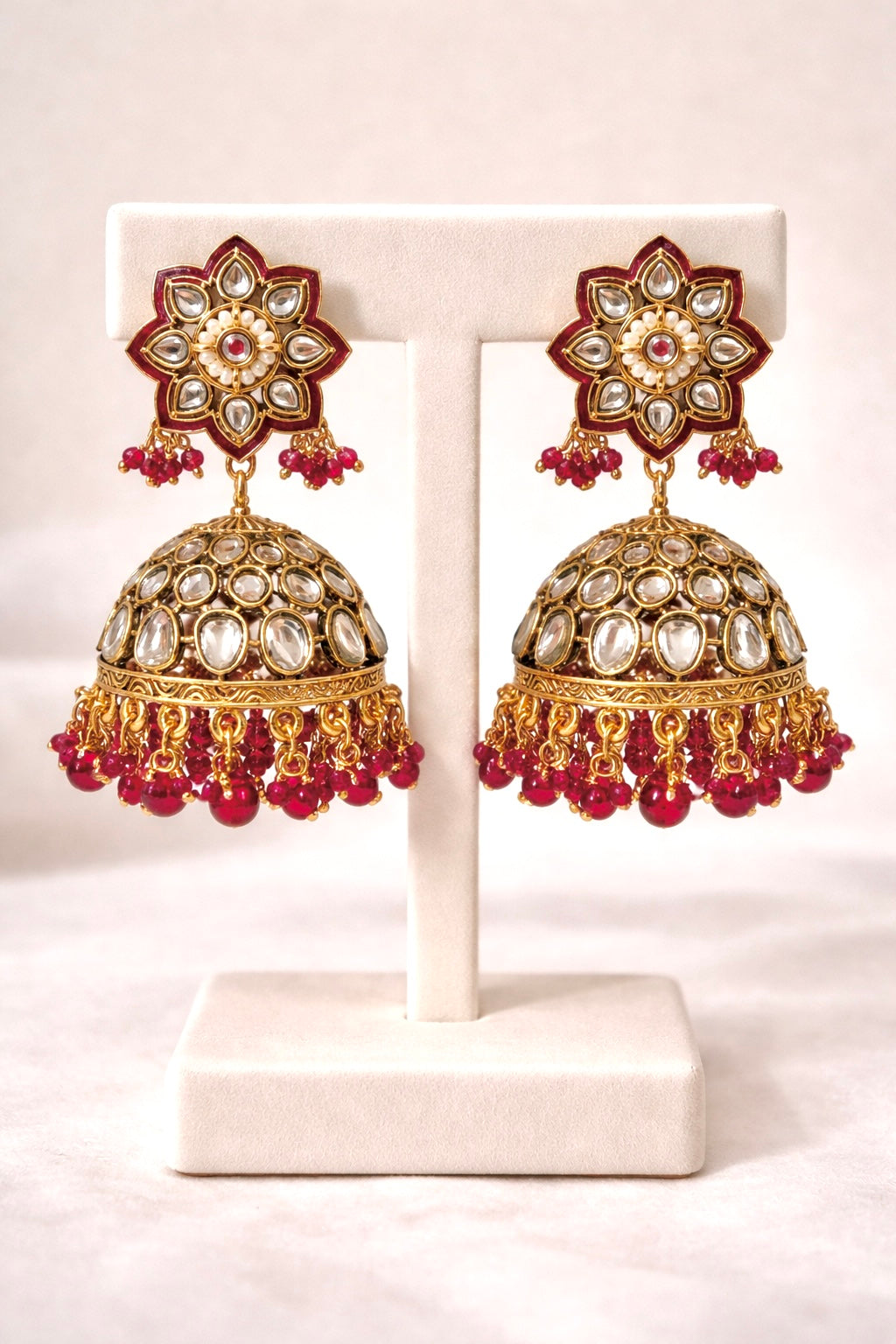 Aarohi Meenakari Jhumkis