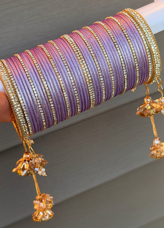 Laila Metal Bangle Set-Full Set