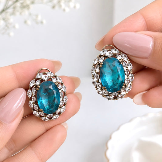 Sunheri Premium Doublet Stone Studs
