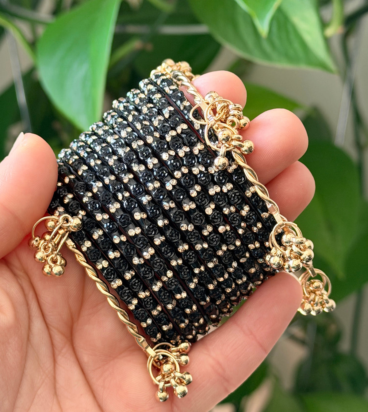 Disha Glass Bangle Set-Back in Stock
