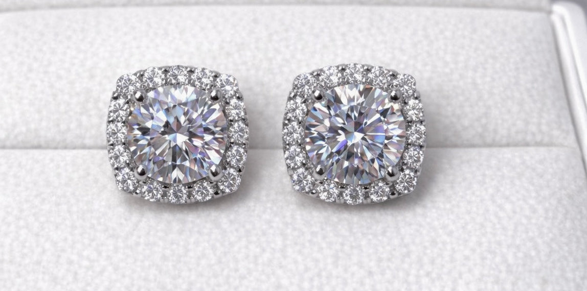 VVS WG Earrings Studs