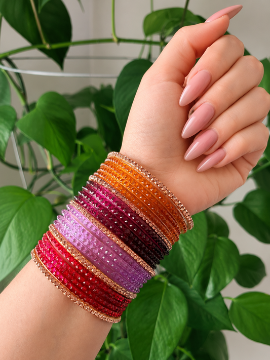 Arya Glass Bangle Set