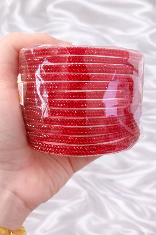 Sophia Glass Bangle Set