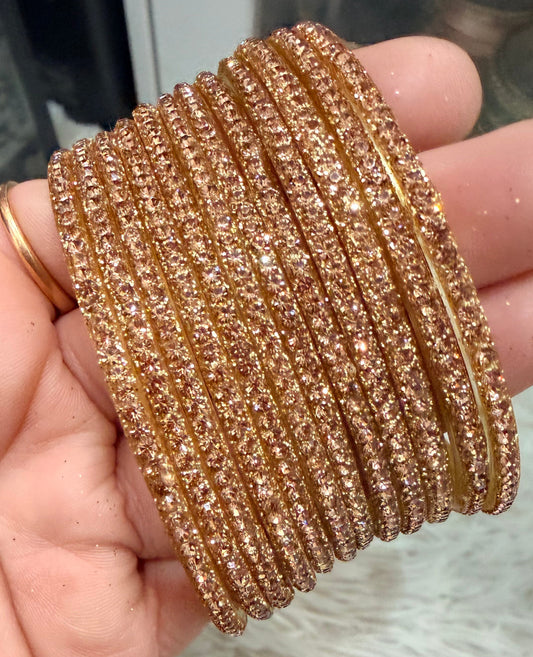 Sophia Glass Bangle Set