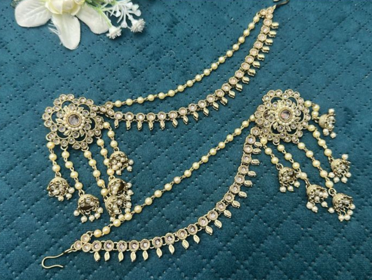 Golden Hanging Sahara Earrings