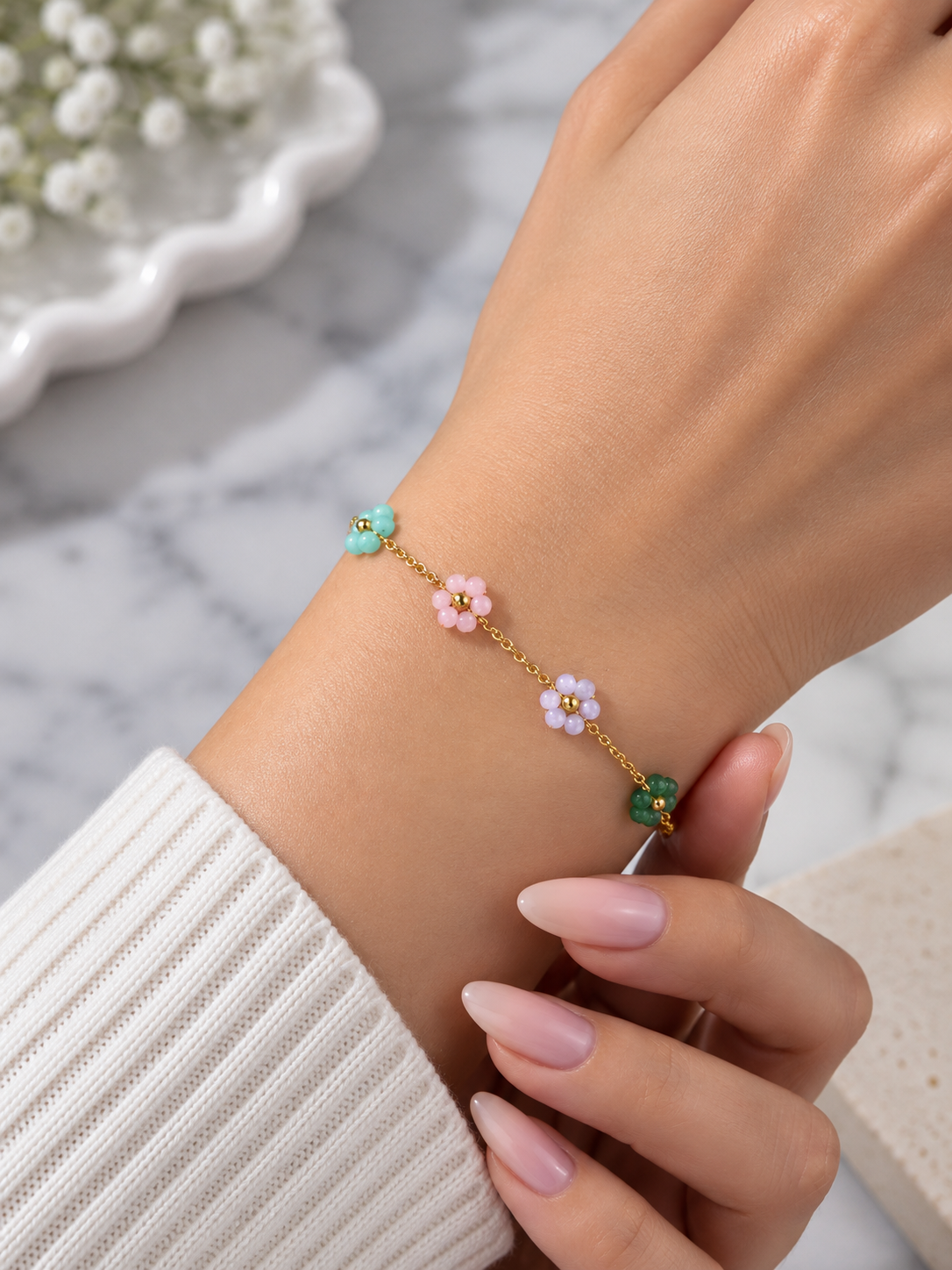 Nikki Anti Tarnish Adjustable Bracelet