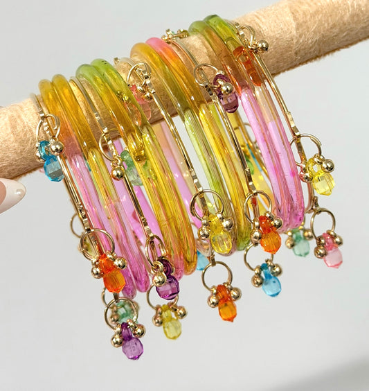 Serena Pastel Kashmiri Bangle Set