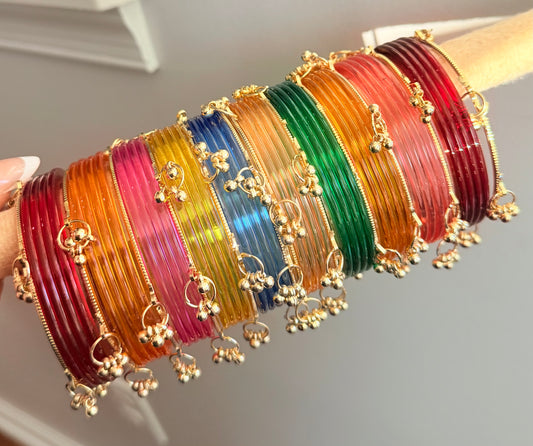 Kanak Kashmiri Multi Color Bangle Set