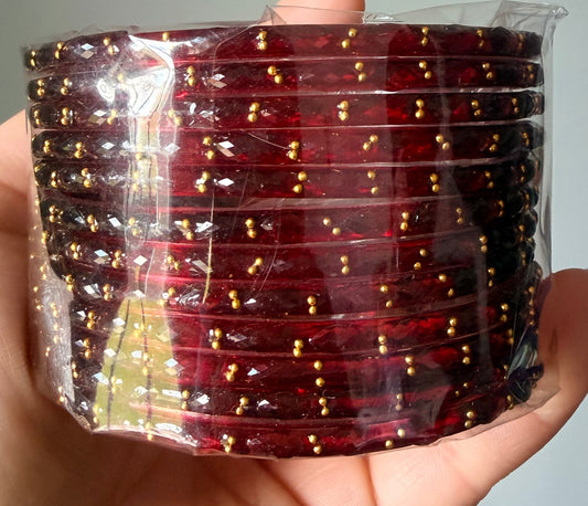 Sophia Glass Bangle Set