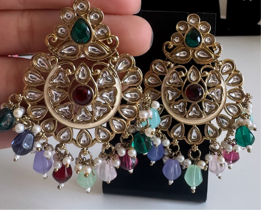 Multi Colored Earrings Set