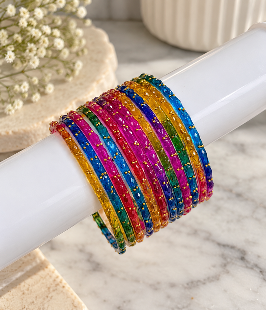 Siya Raindrop Bangle Set