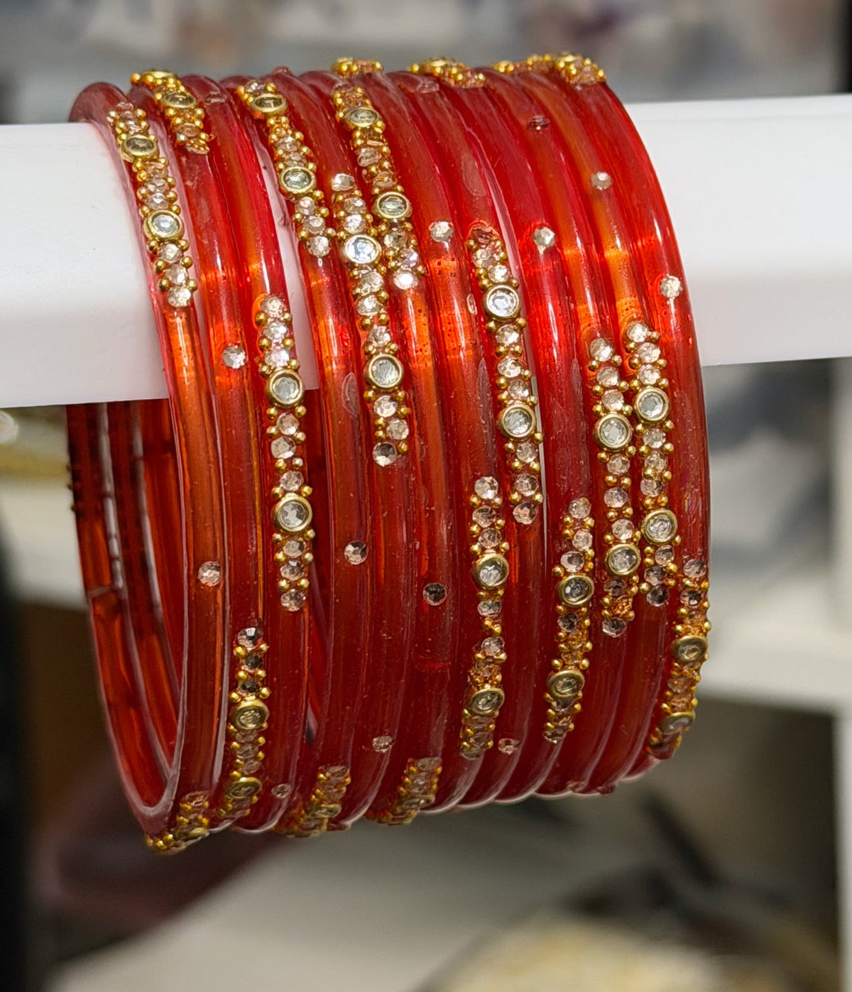 Sophia Glass Bangle Set