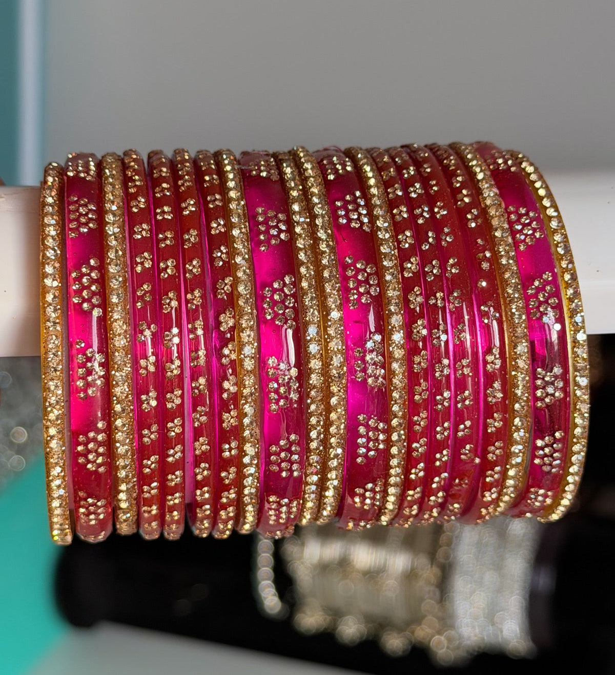 Sneha Glass Bangle Set