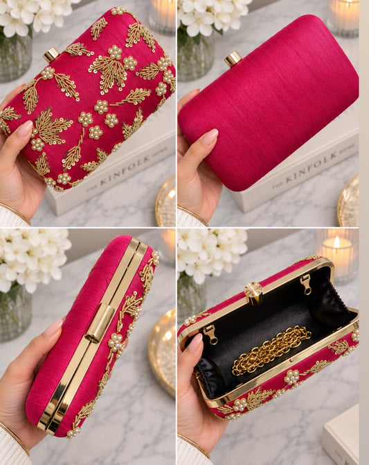 Sargun Handmade Embroidered Clutch