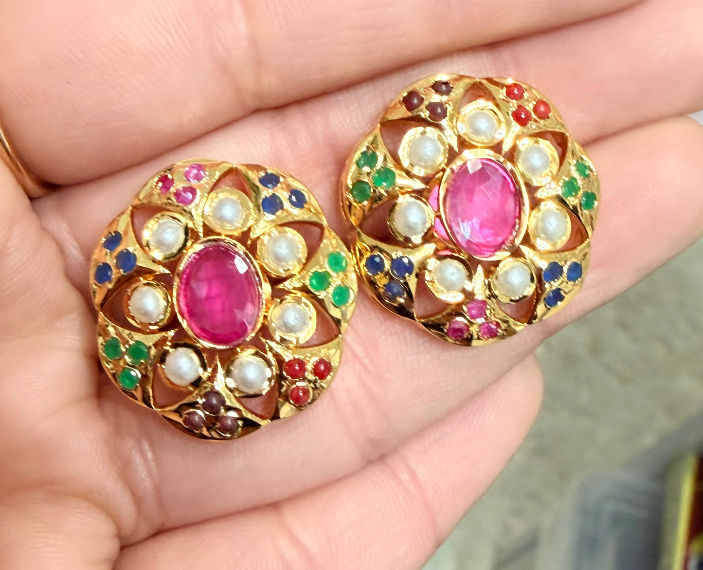 Navratan Style Studs