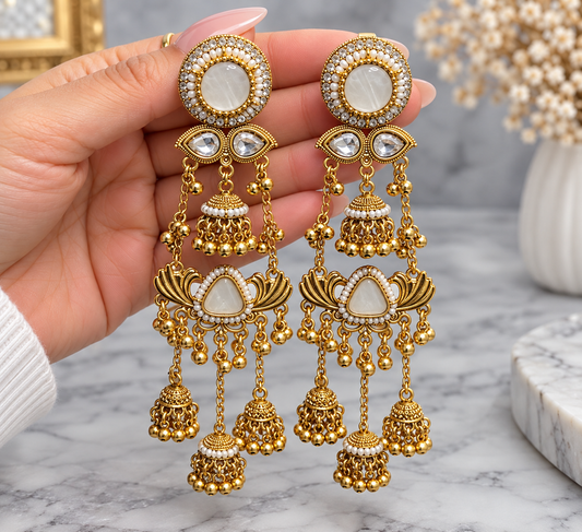 Ashi Kashmiri Style Earrings