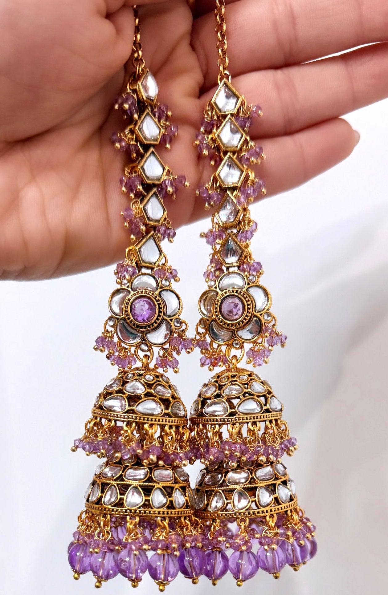 Sahara Style Double Layered Jhumkis