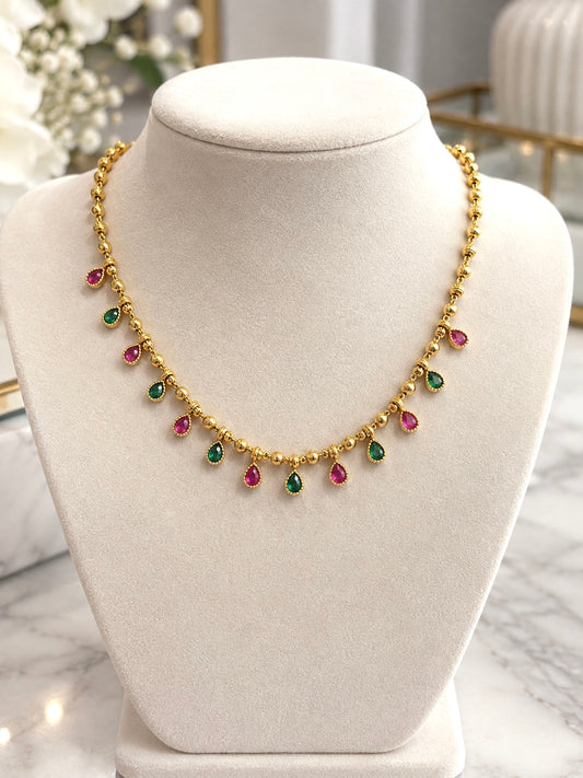 Khushi Gold Plated Anti Tarnish Pendant Chain