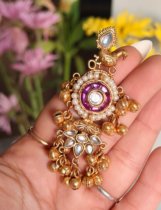 Shalini Ghungroo Style Adjustable Ring