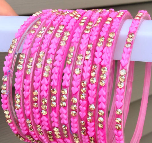 Dil Glass Bangle Set