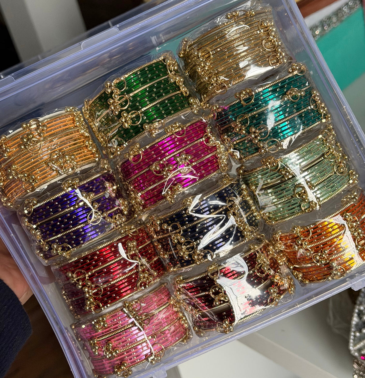 Sonia Kashmiri Bangles Sets-Full Box
