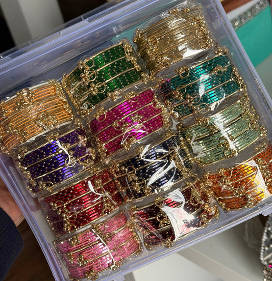 Sonia Kashmiri Bangles Sets-Full Box
