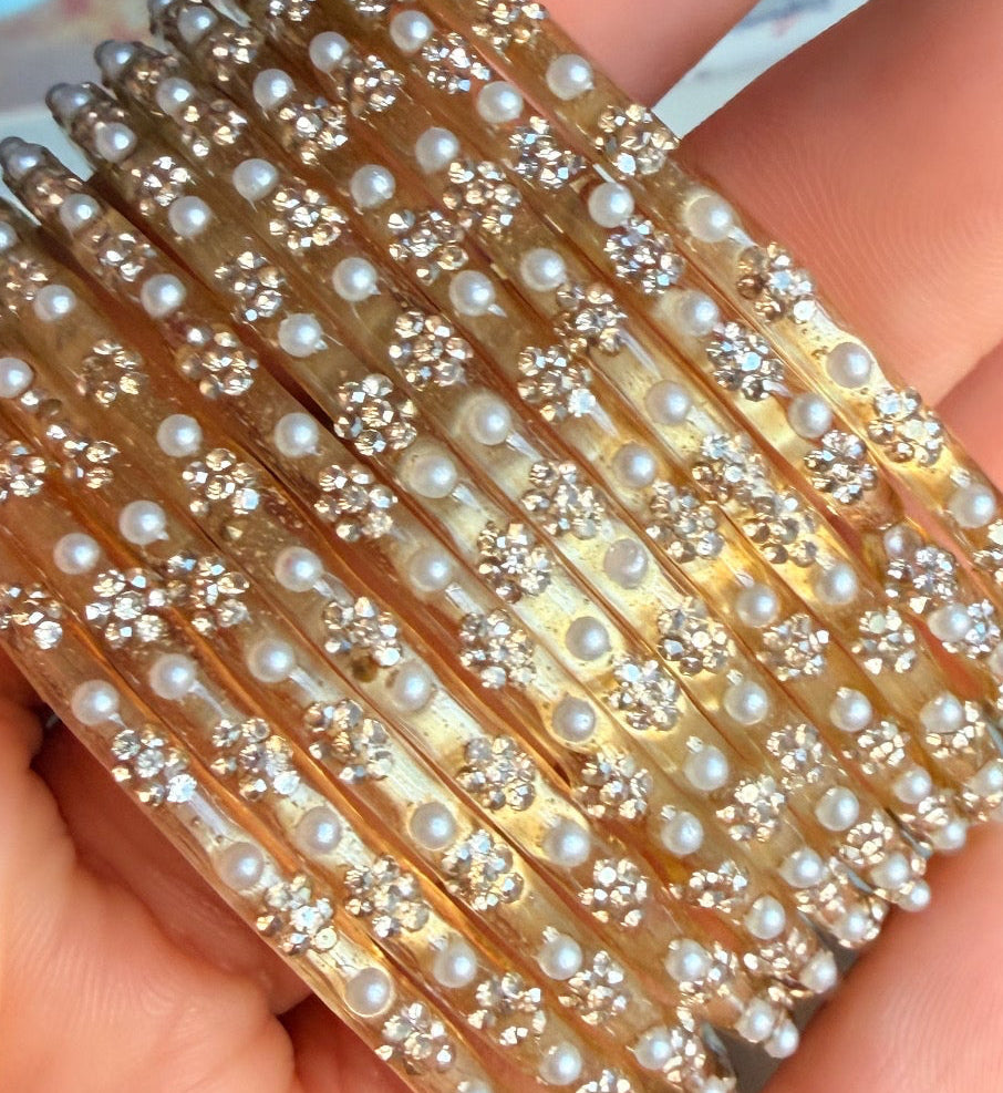 *Back in Stock* Sonal Pearl Bangle Set