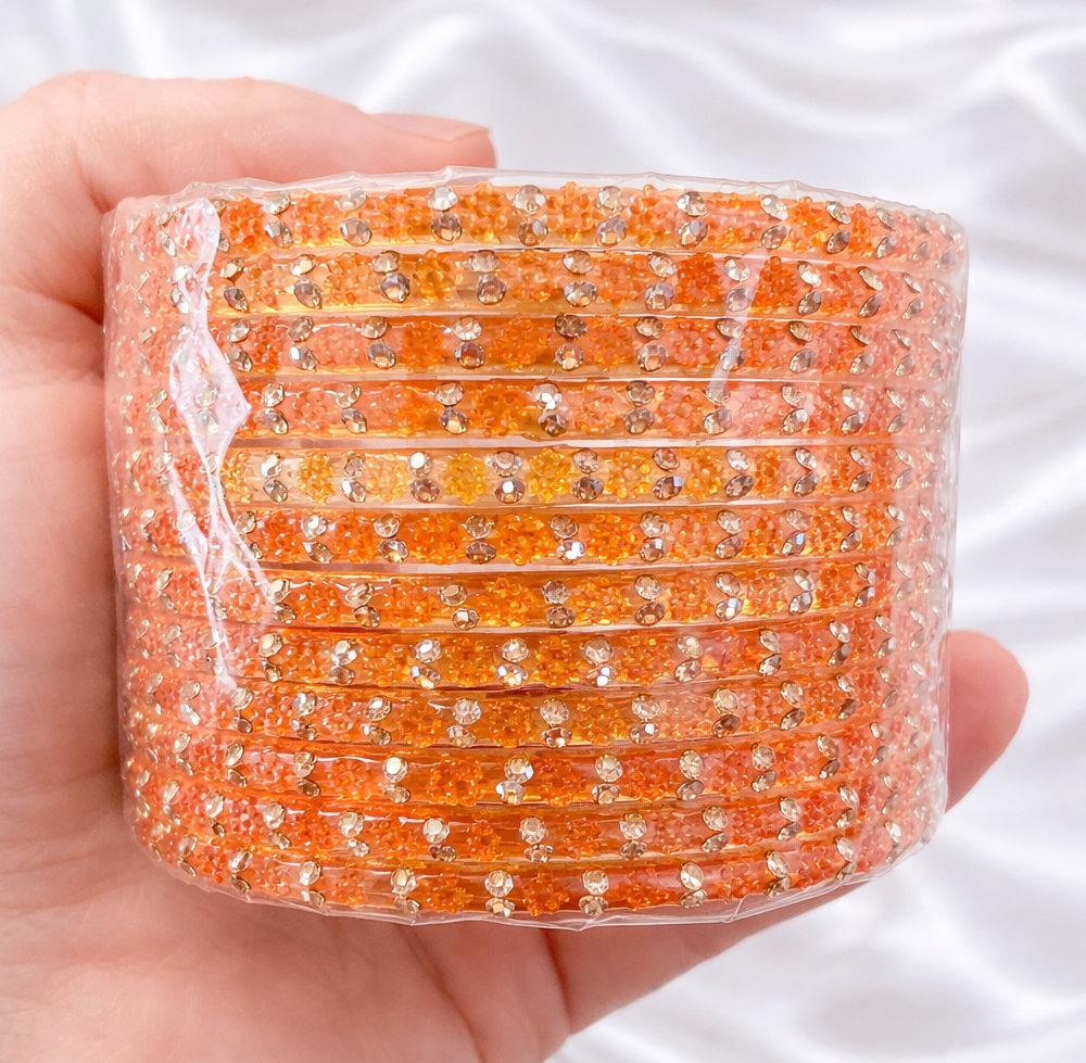 Sophia Glass Bangle Set