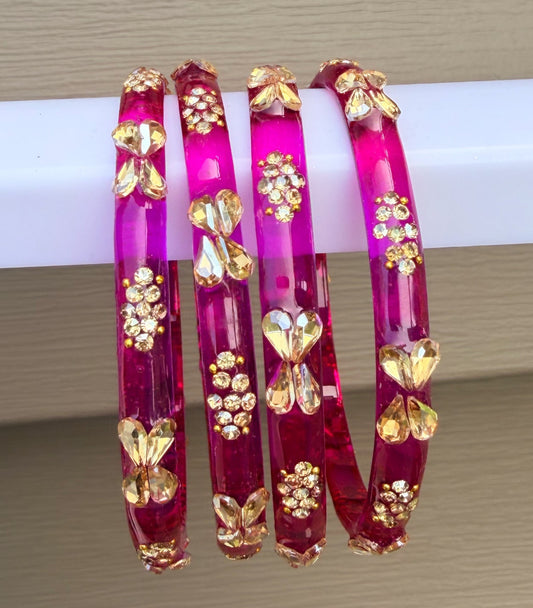 Aashna Glass Bangle Set of 4