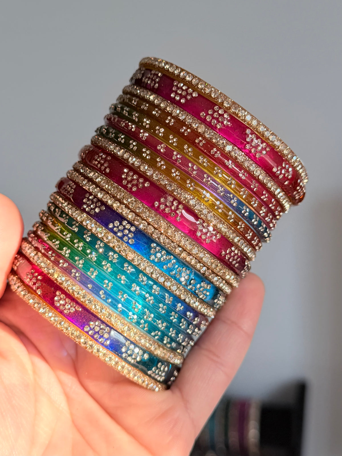 Sneha Glass Bangle Set