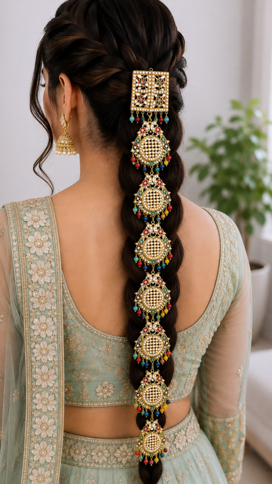 Sania Jadau Hair Paranda