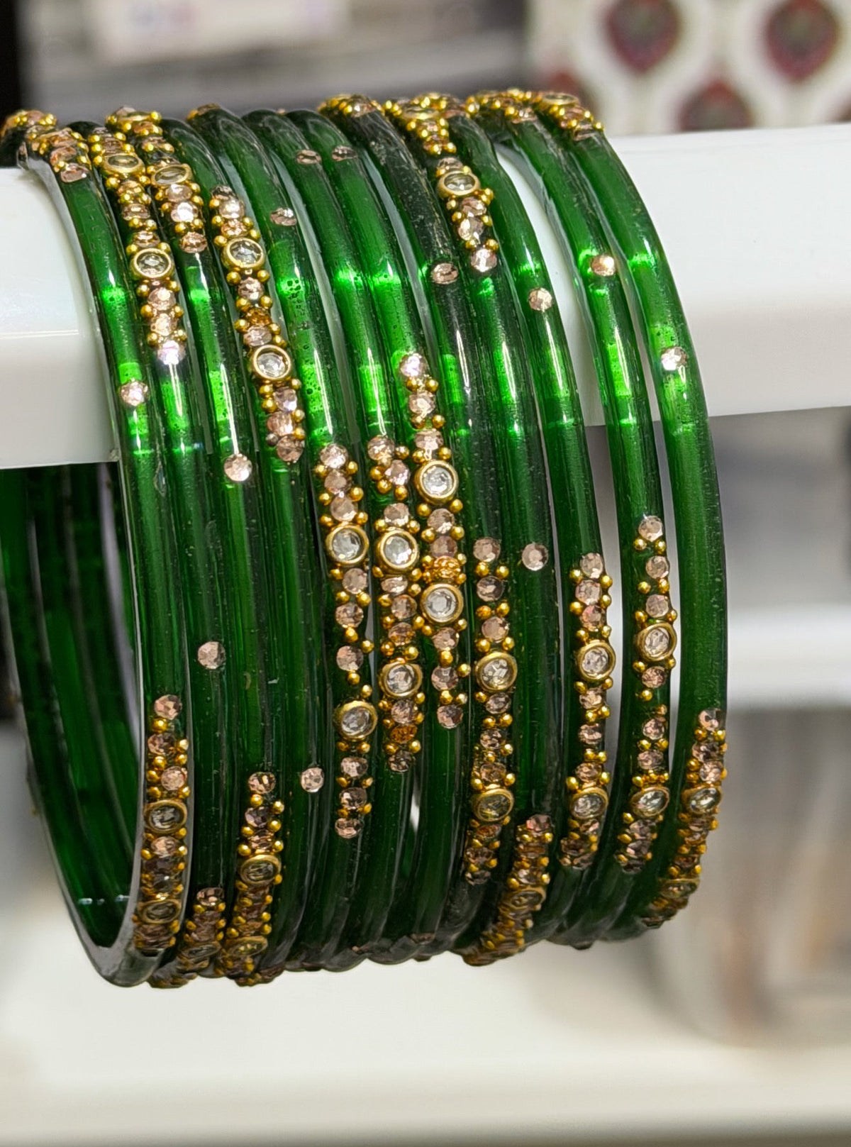 Sophia Glass Bangle Set