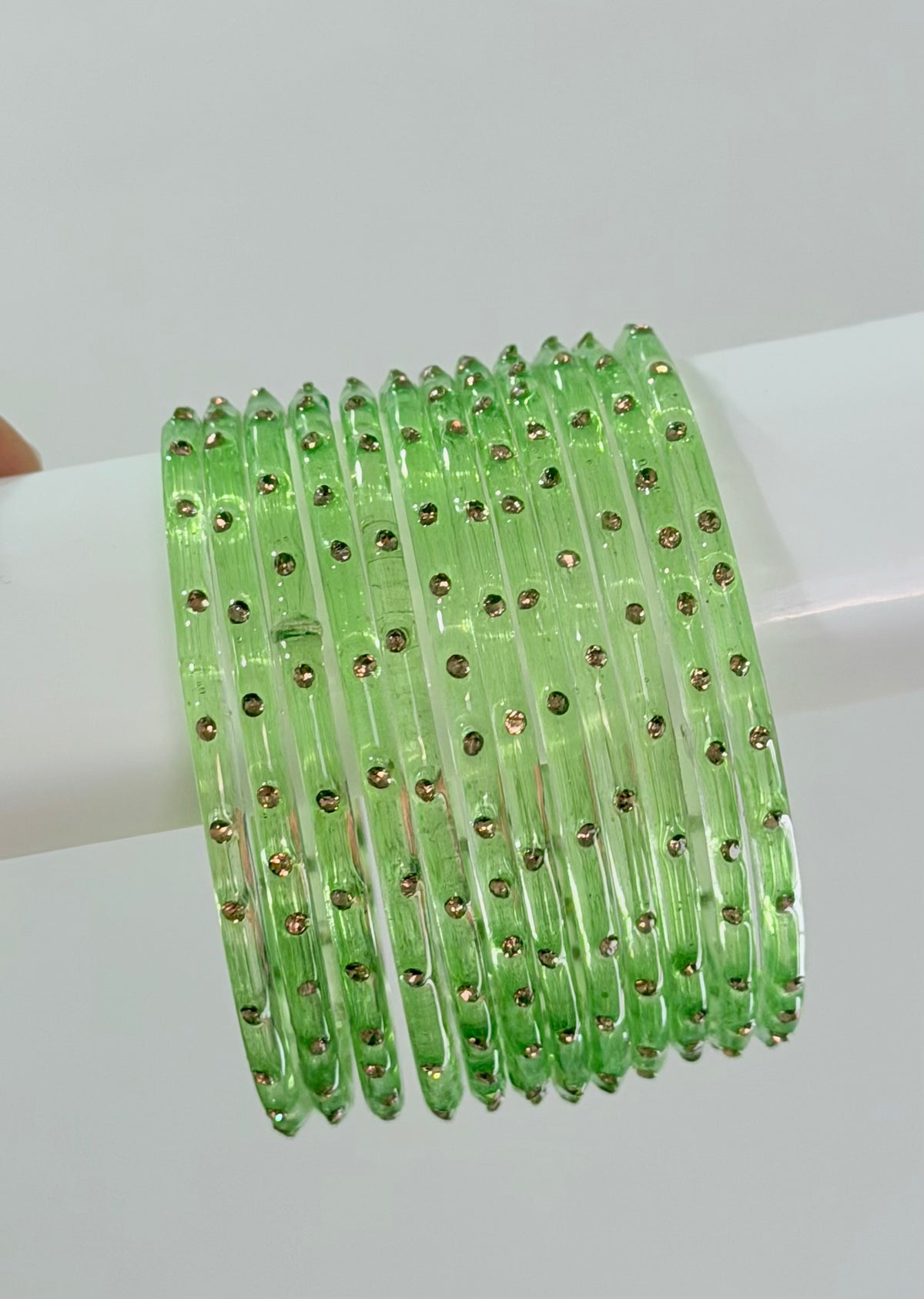 Sophia Glass Bangle Set