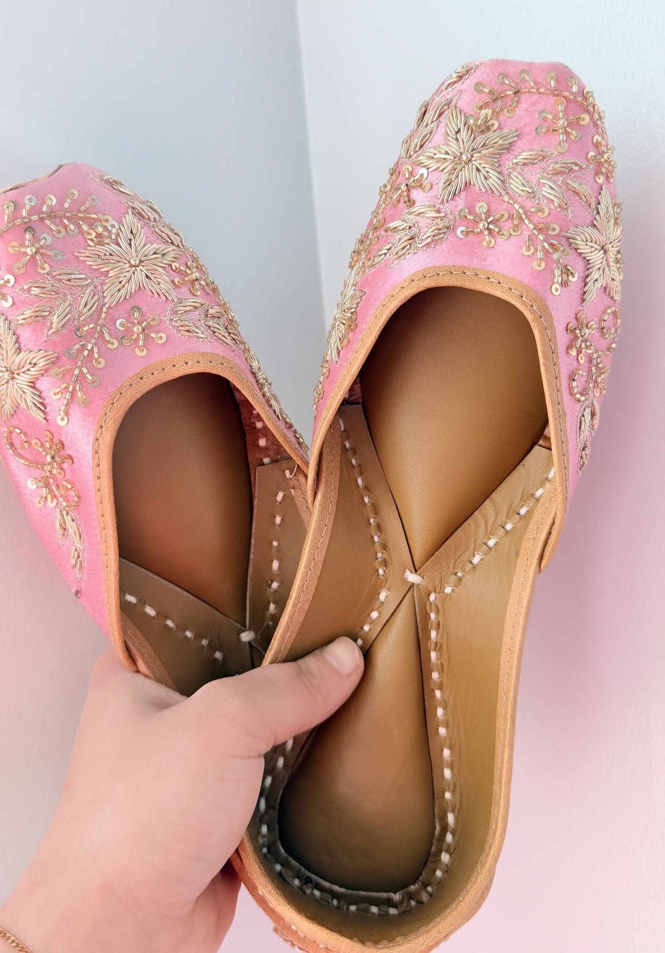 Light Pink Punjabi Jutti