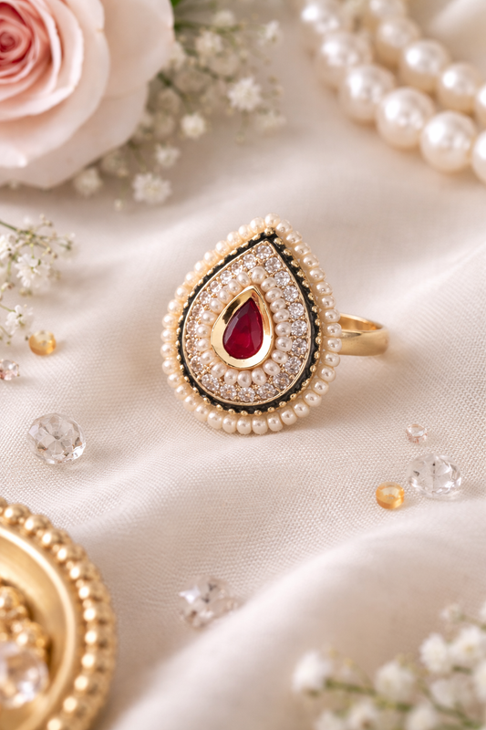 Roshni Adjustable Ring