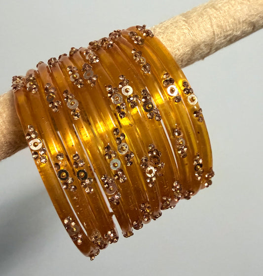 Sophia Glass Bangle Set